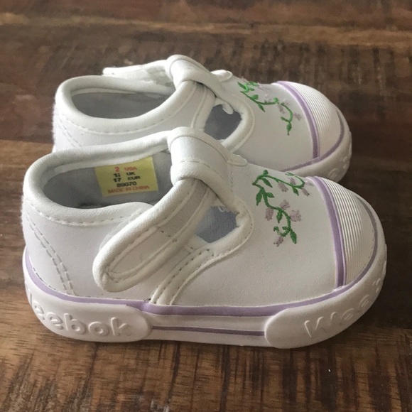 Reebok Other - Weebok floral size 2 shoes girls